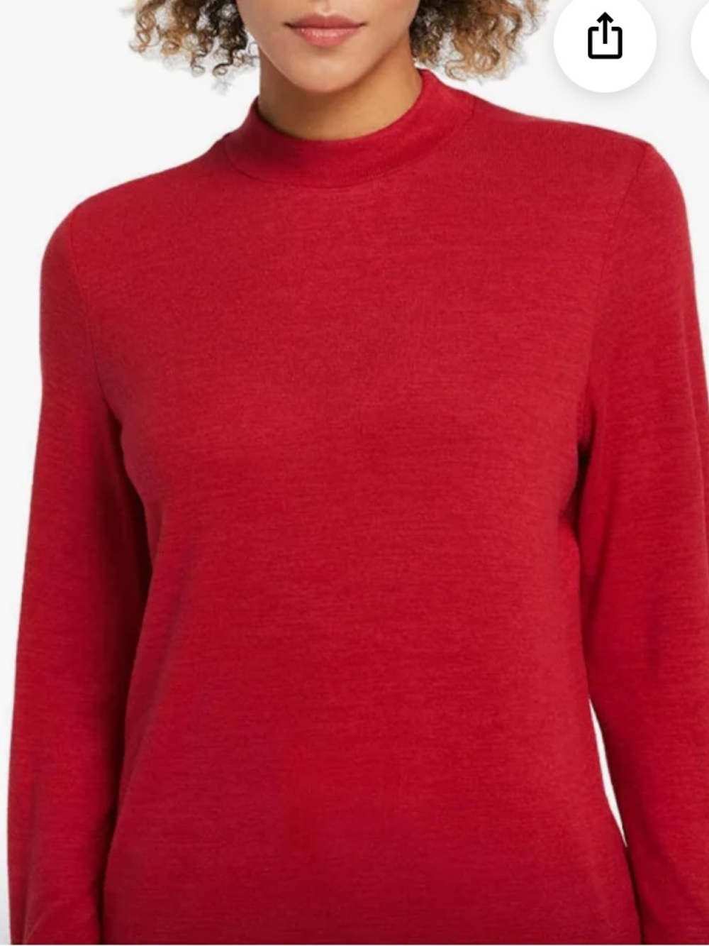 Rafaella Long Sleeve Sweater Red Size XXL NWT